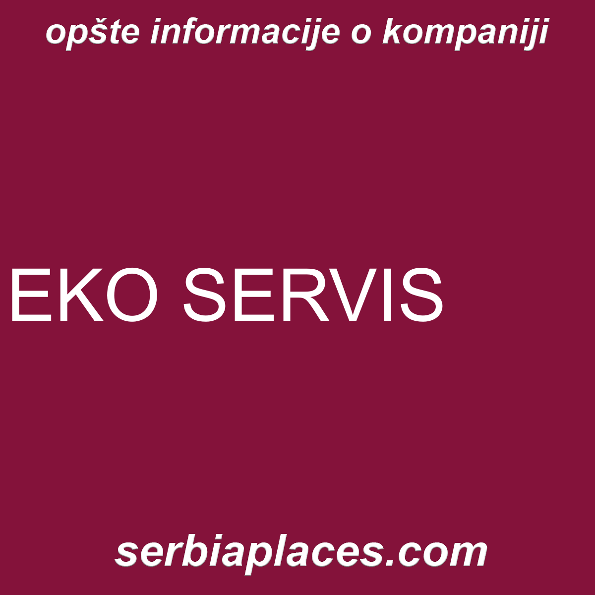 EKO SERVIS