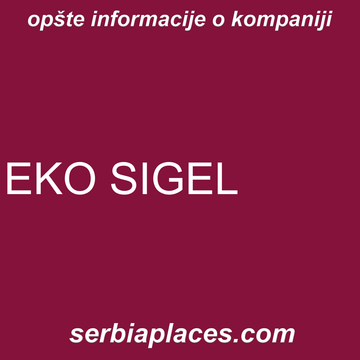 EKO SIGEL