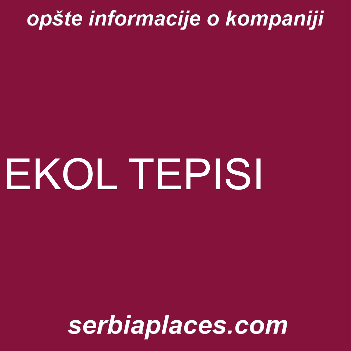 EKOL TEPISI