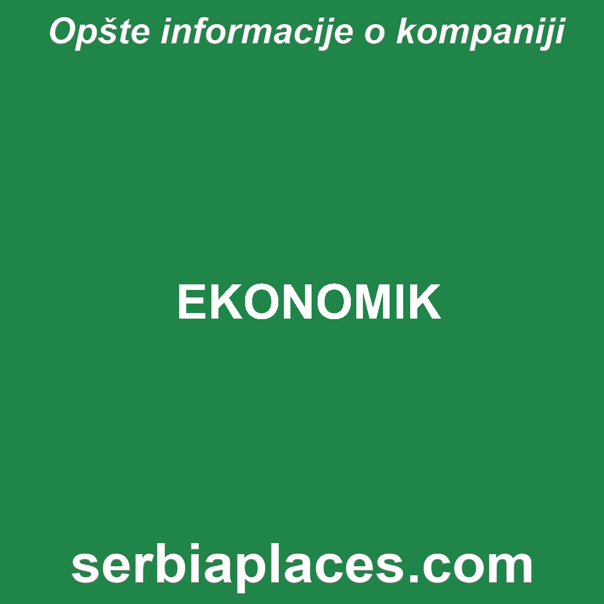 EKONOMIK