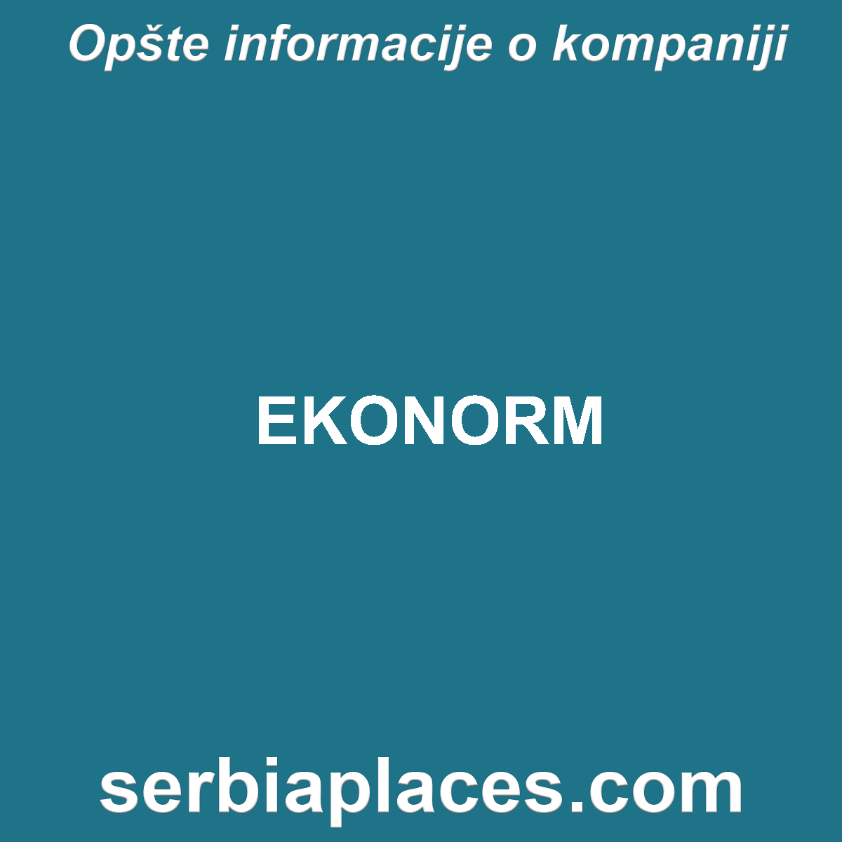 EKONORM