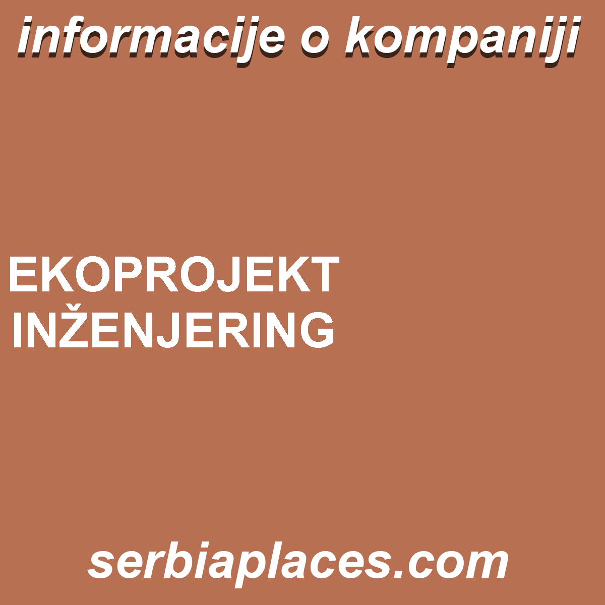 EKOPROJEKT INŽENJERING