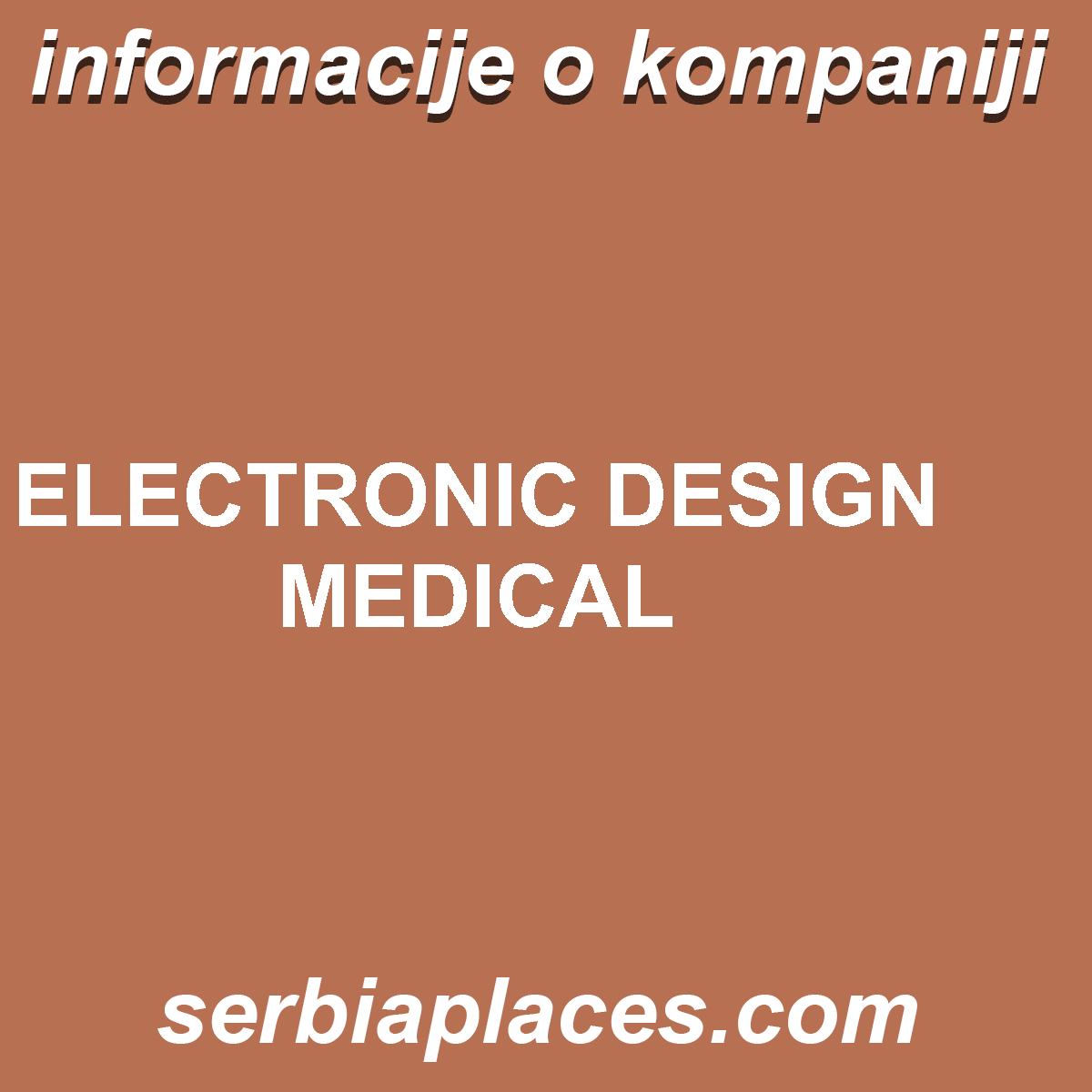 ELECTRONIC DESIGN MEDICAL