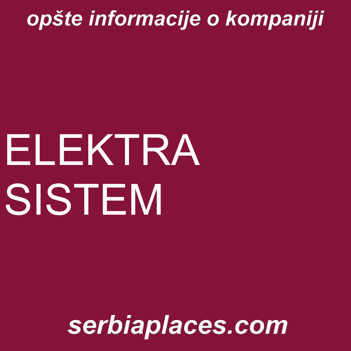 ELEKTRA SISTEM