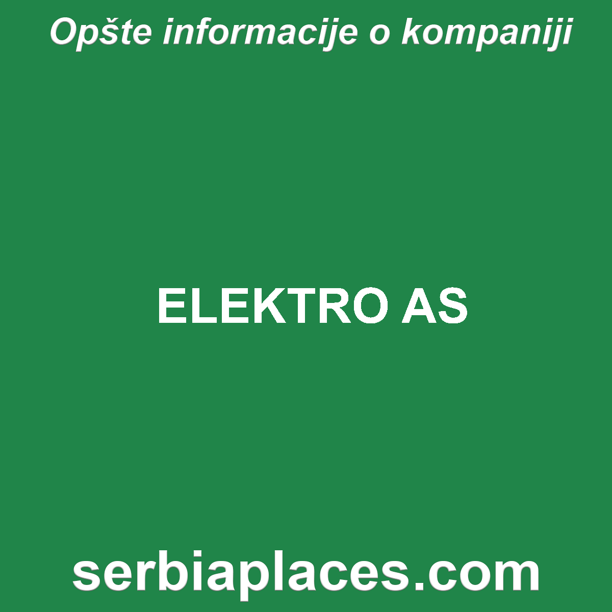 ELEKTRO AS