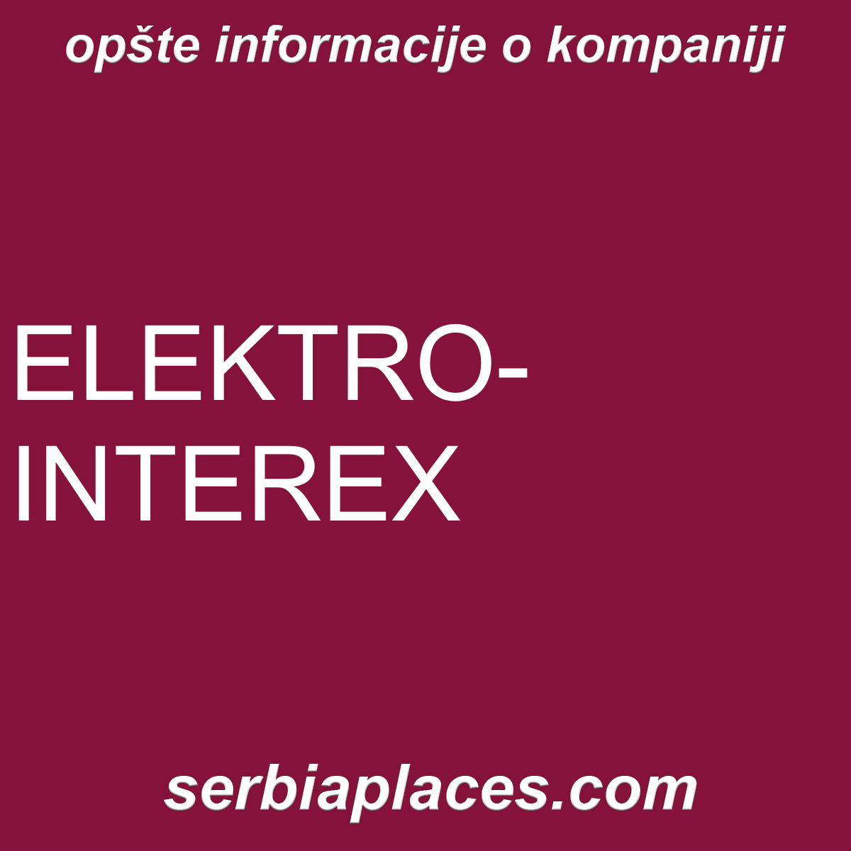 ELEKTRO-INTEREX