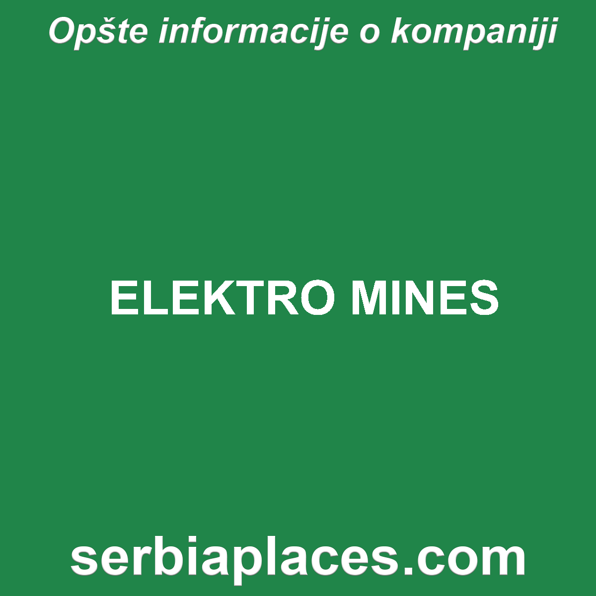 ELEKTRO MINES