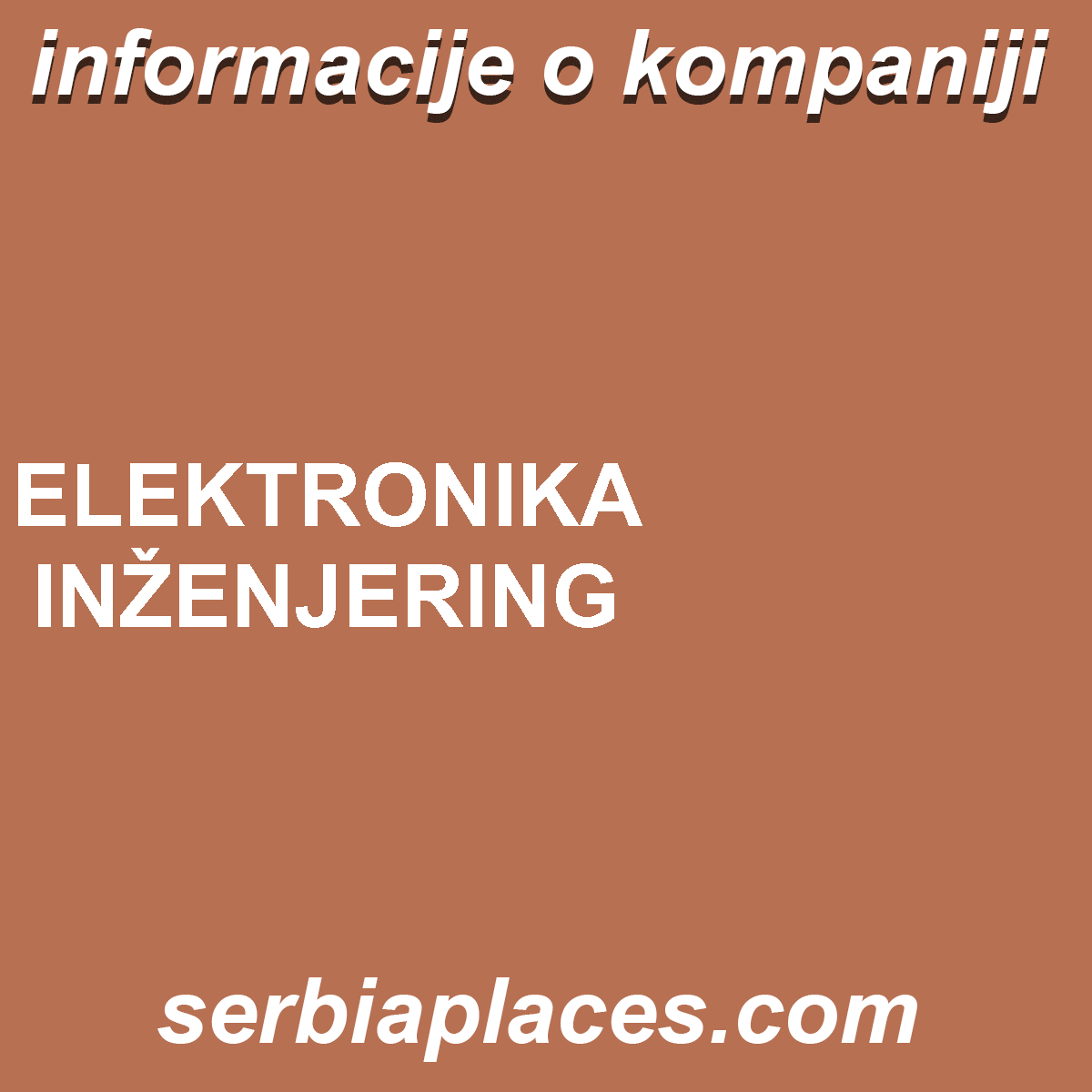 ELEKTRONIKA INŽENJERING