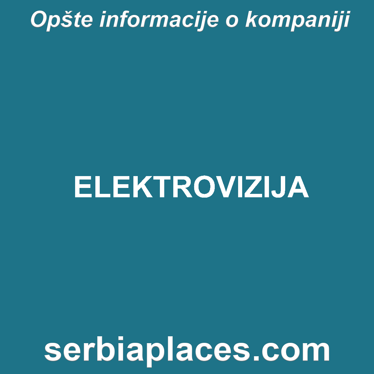 ELEKTROVIZIJA
