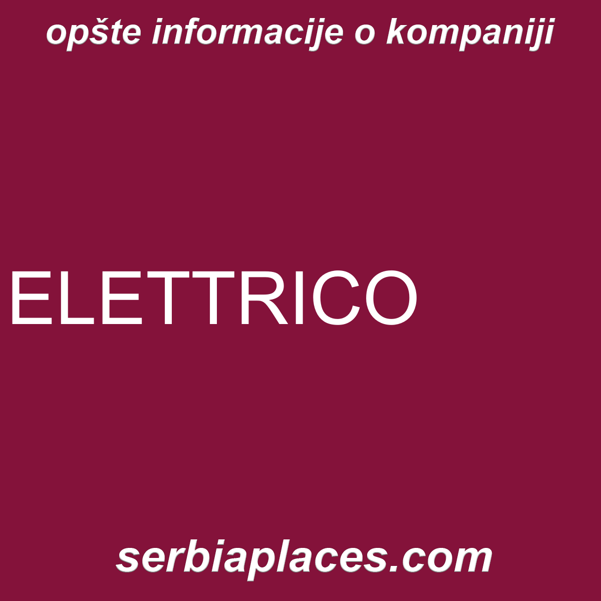ELETTRICO