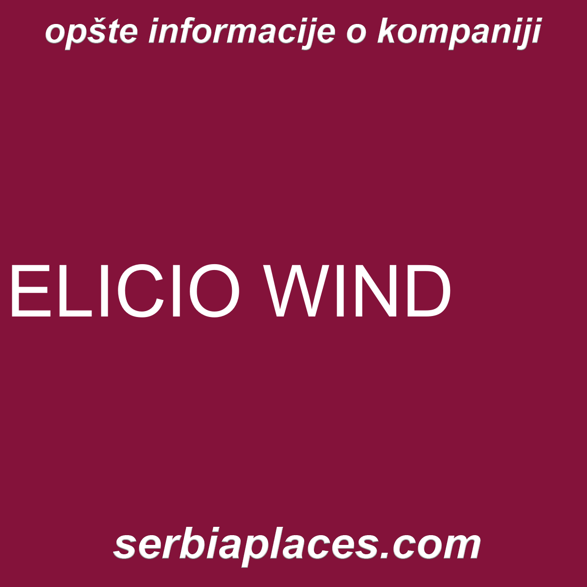ELICIO WIND