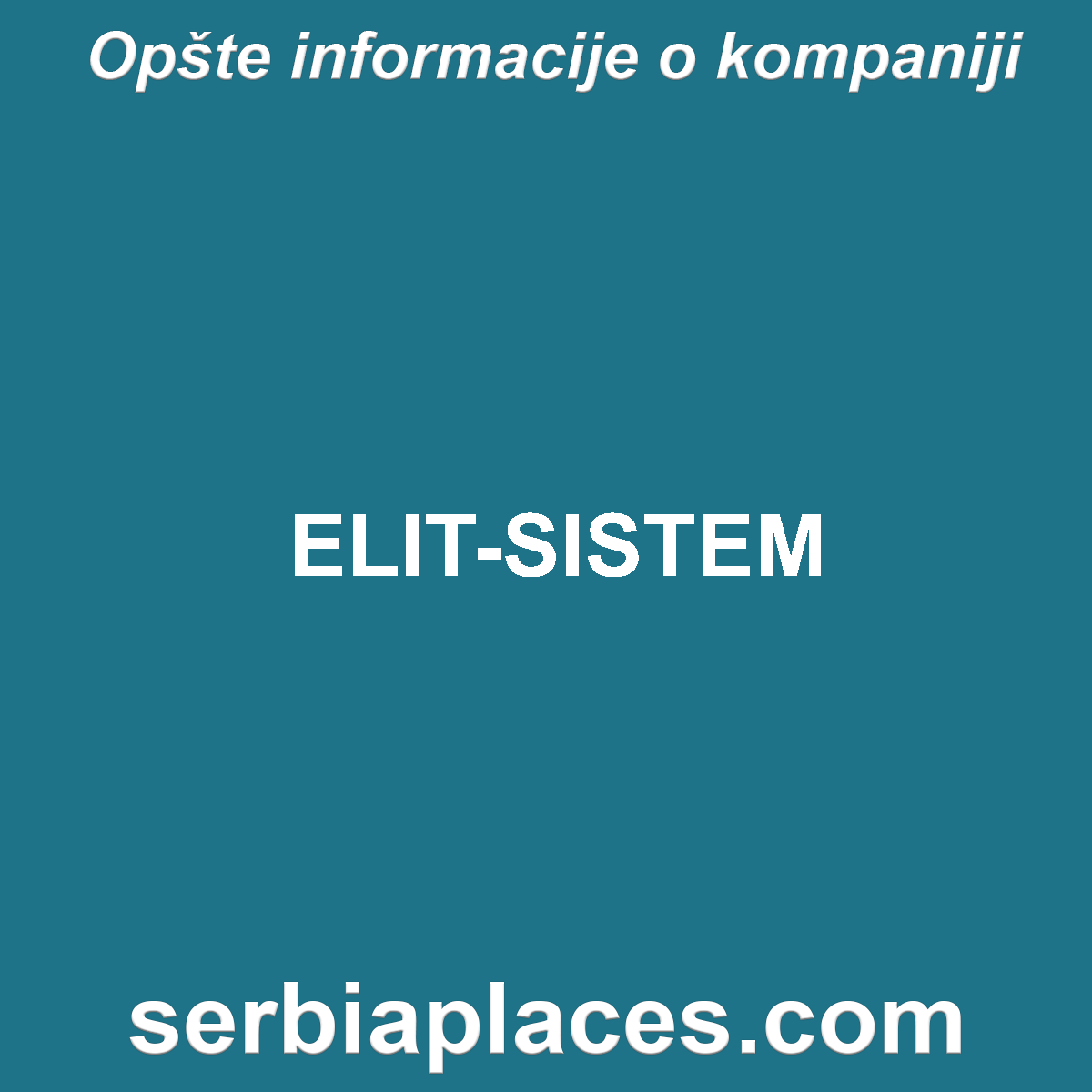 ELIT-SISTEM