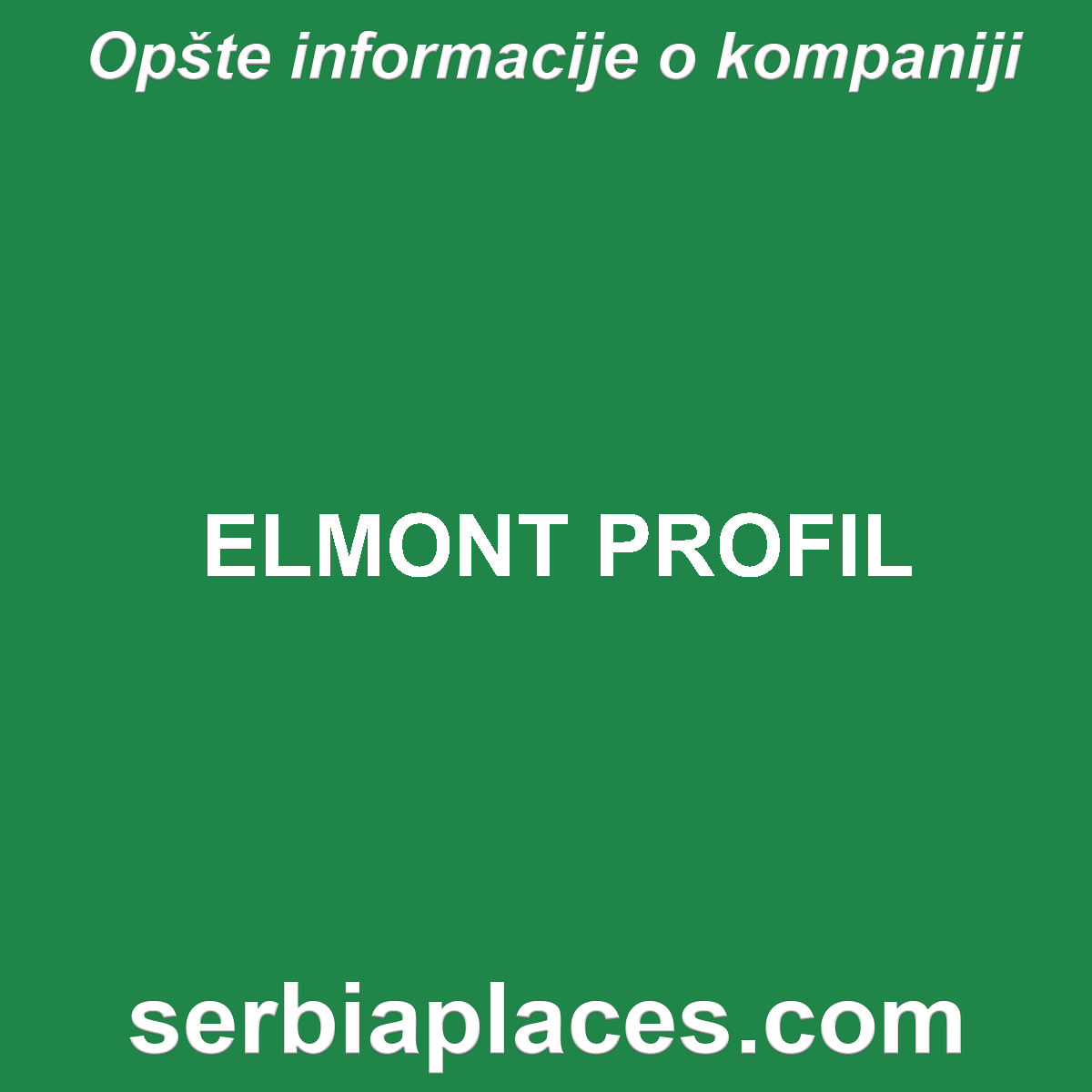 ELMONT PROFIL