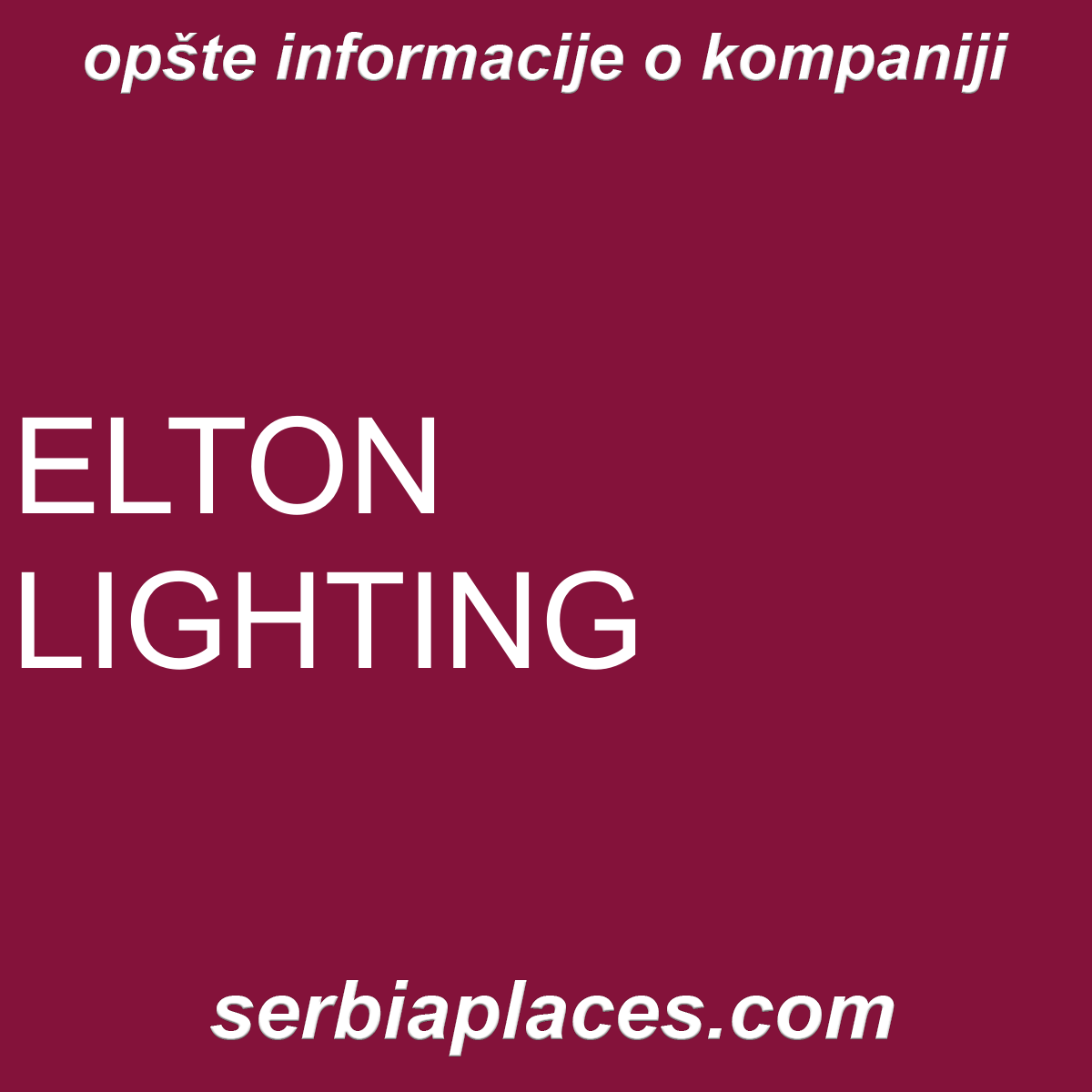ELTON LIGHTING