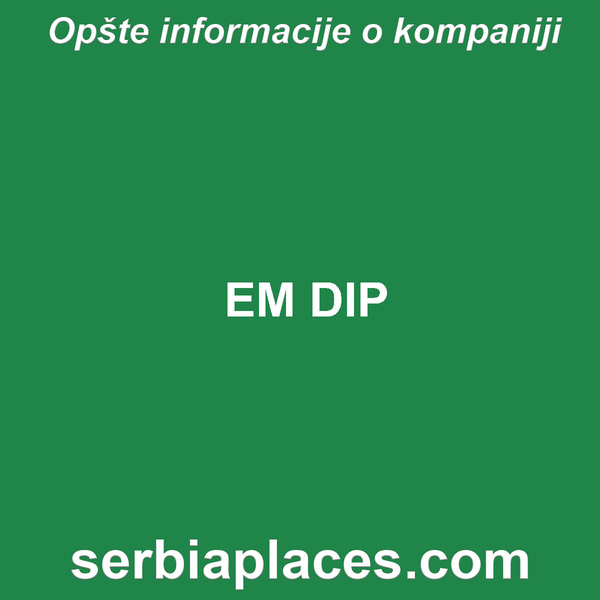 EM DIP