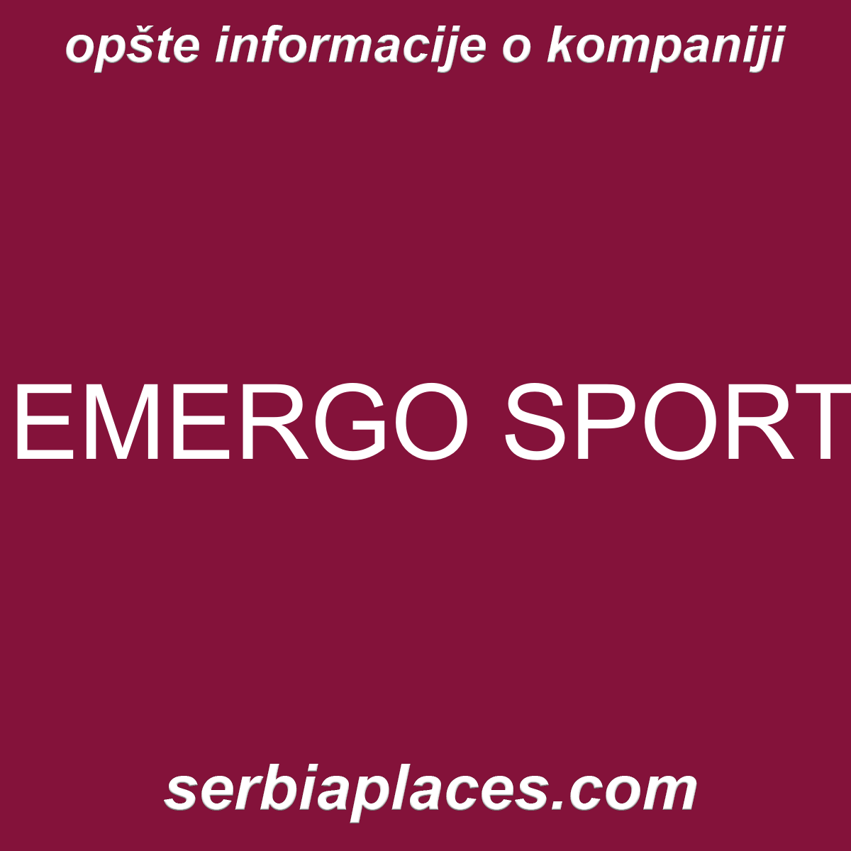 EMERGO SPORT
