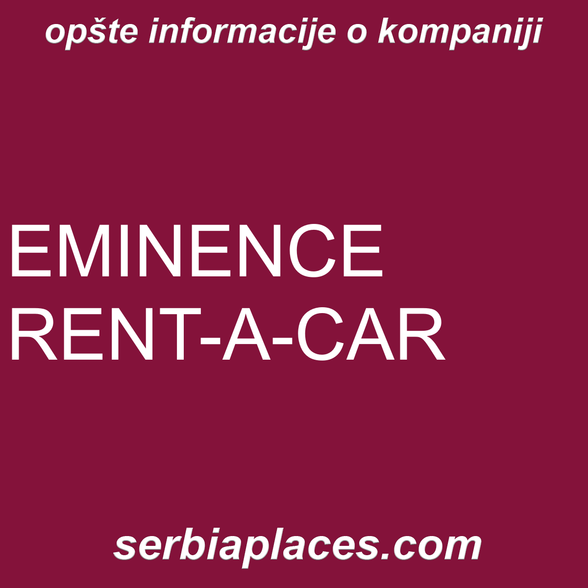 EMINENCE RENT-A-CAR