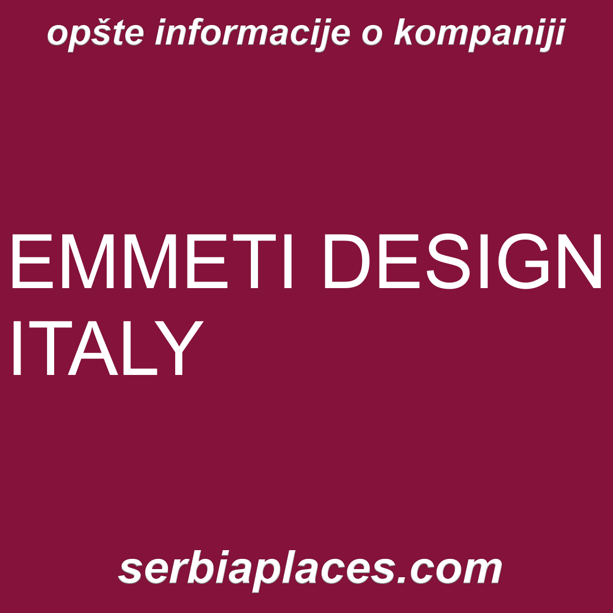 EMMETI DESIGN ITALY