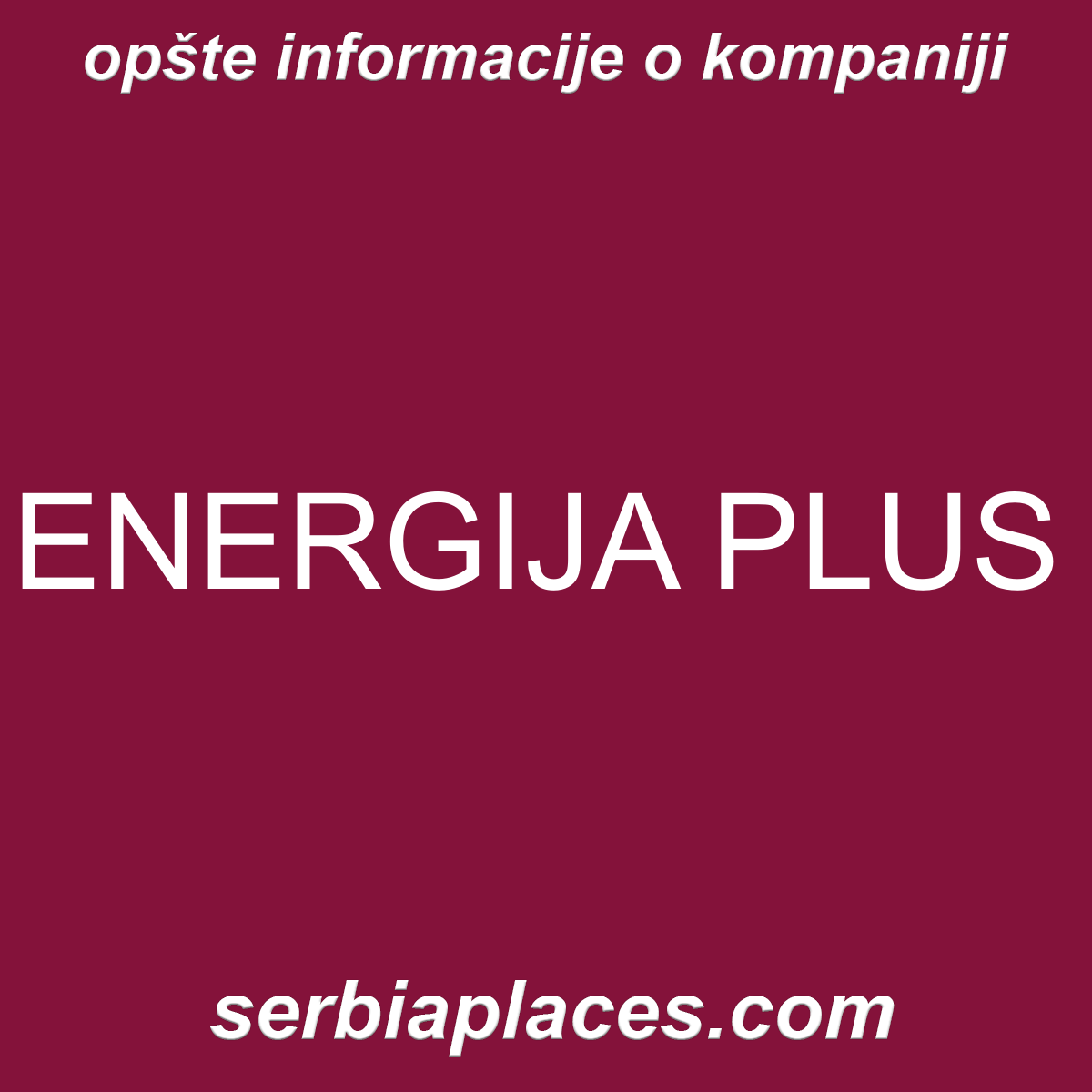 ENERGIJA PLUS