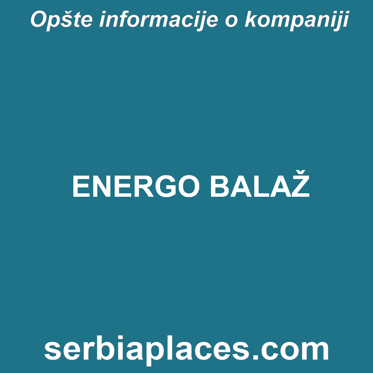 ENERGO BALAŽ
