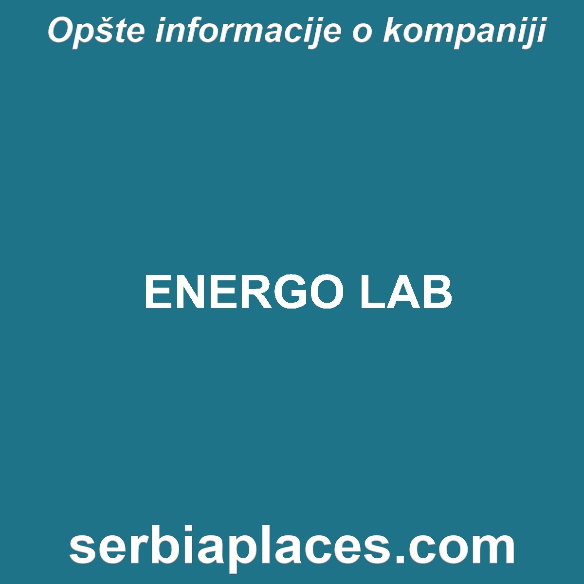 ENERGO LAB
