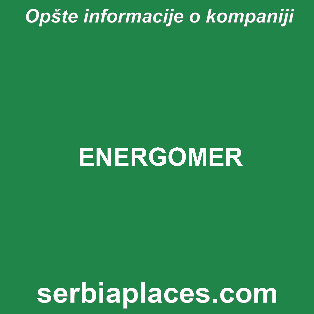 ENERGOMER