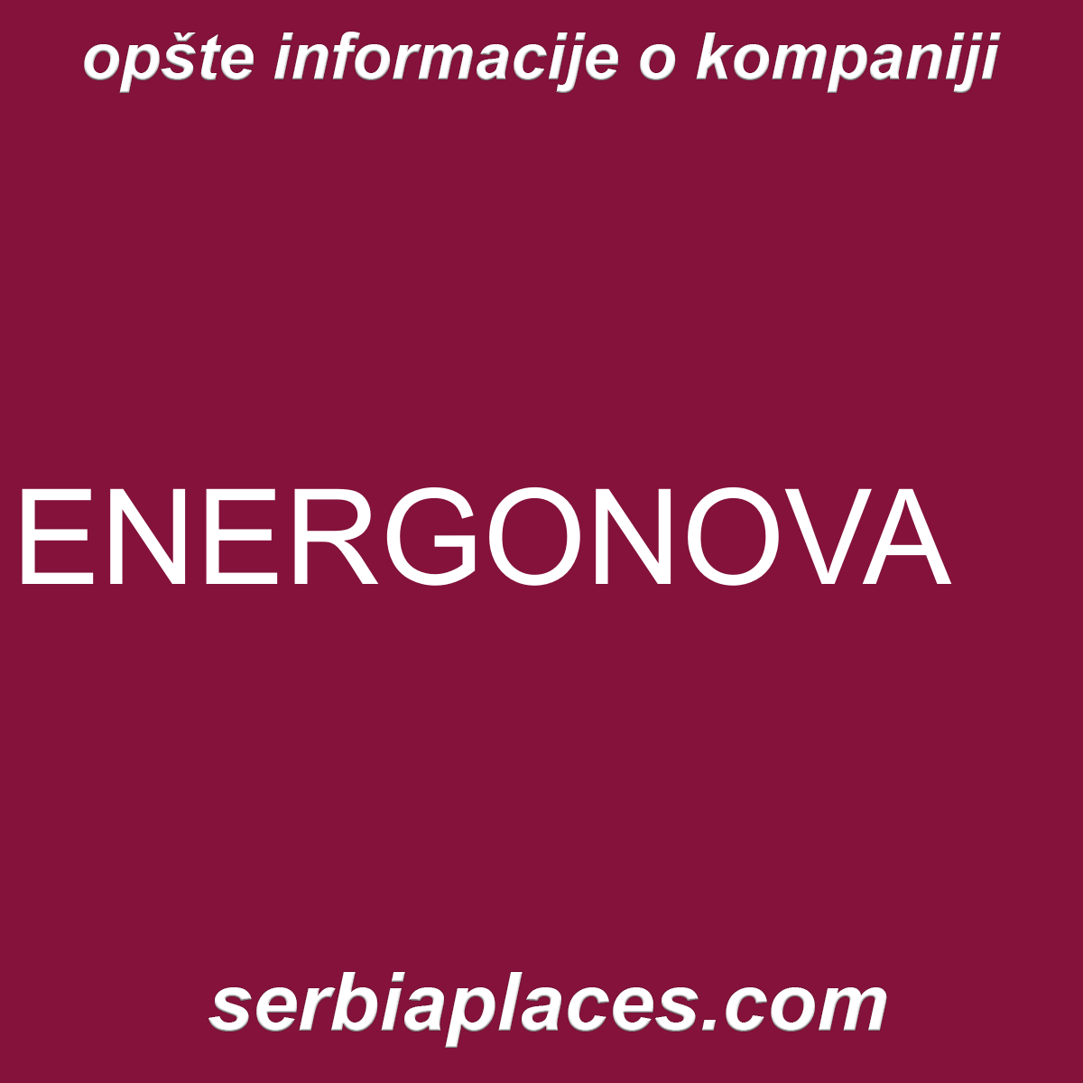 ENERGONOVA