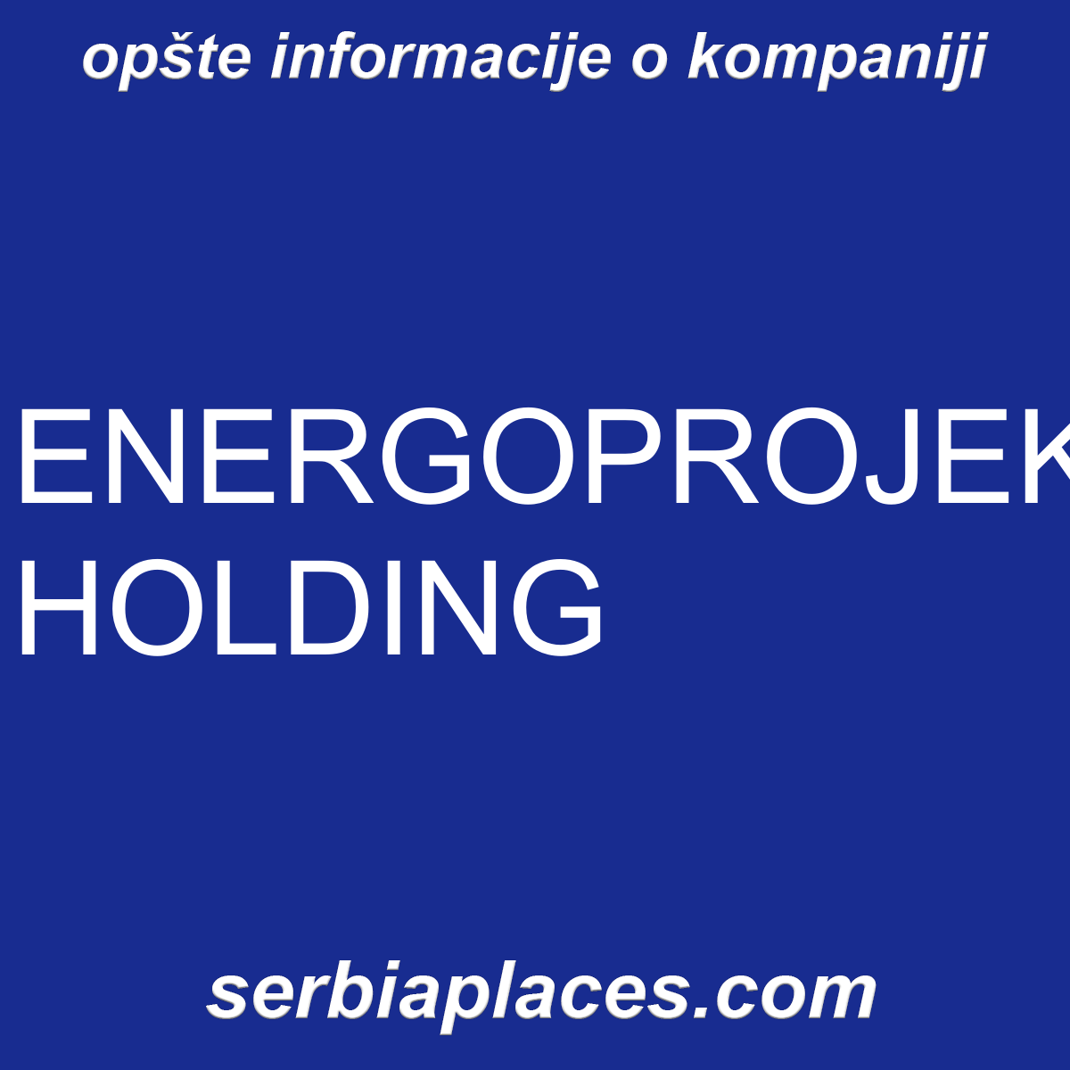 ENERGOPROJEKT-HOLDING
