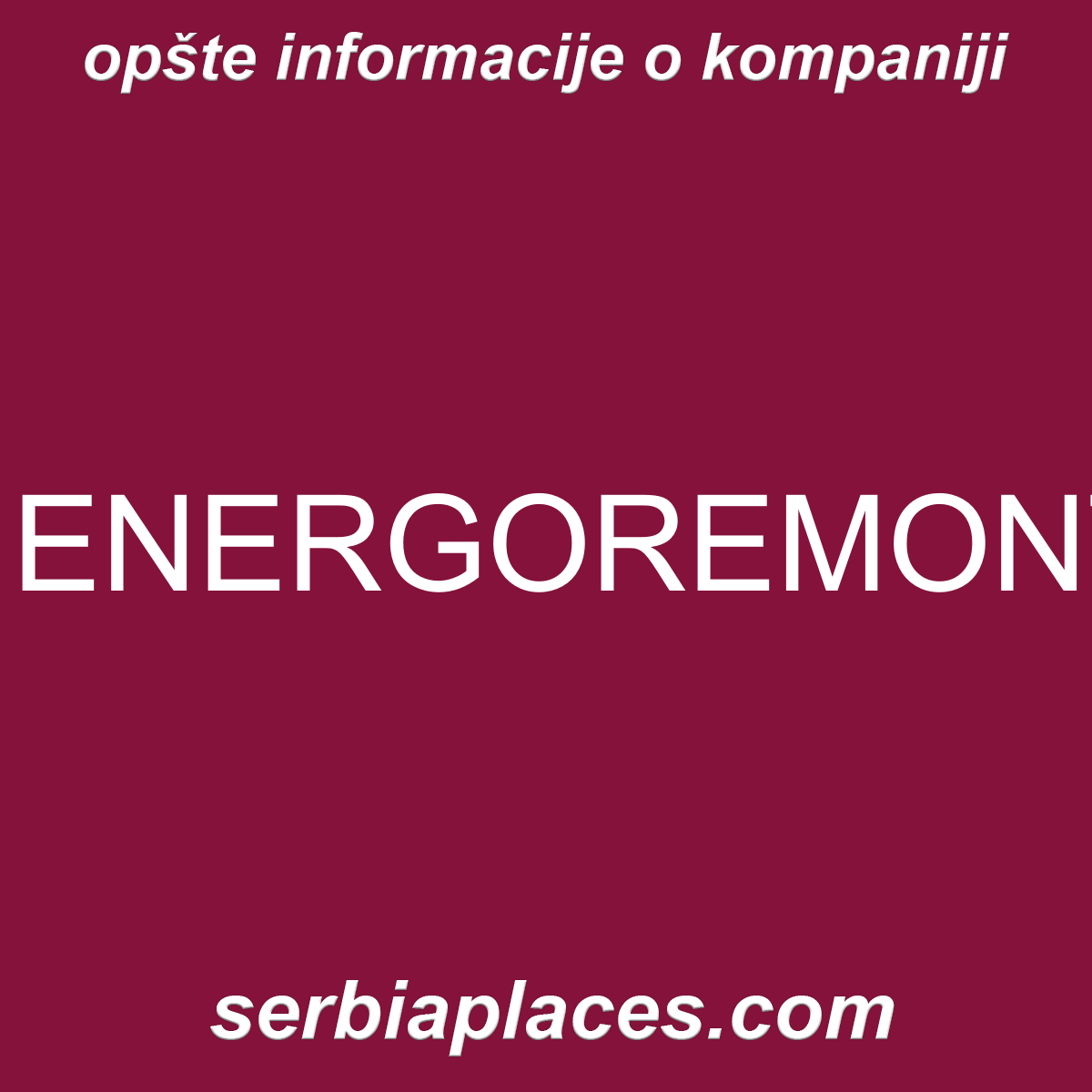 ENERGOREMONT