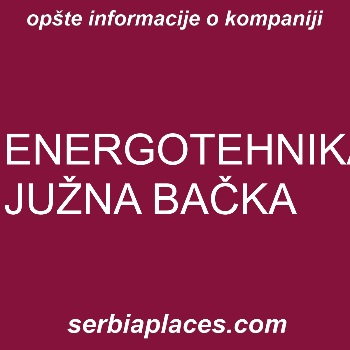 ENERGOTEHNIKA-JUŽNA BAČKA