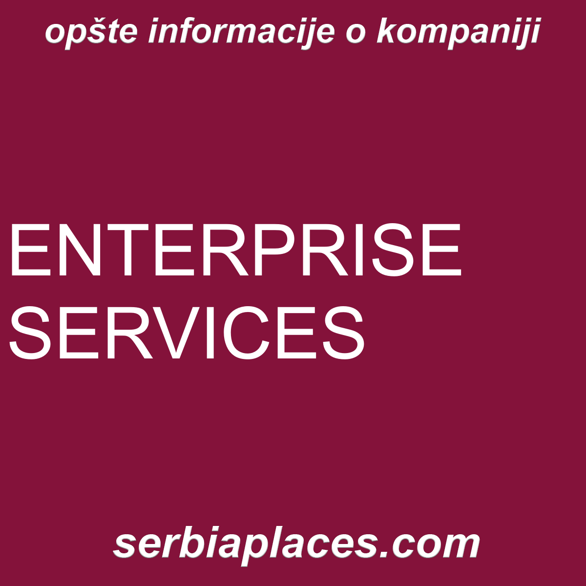 ENTERPRISE SERVICES