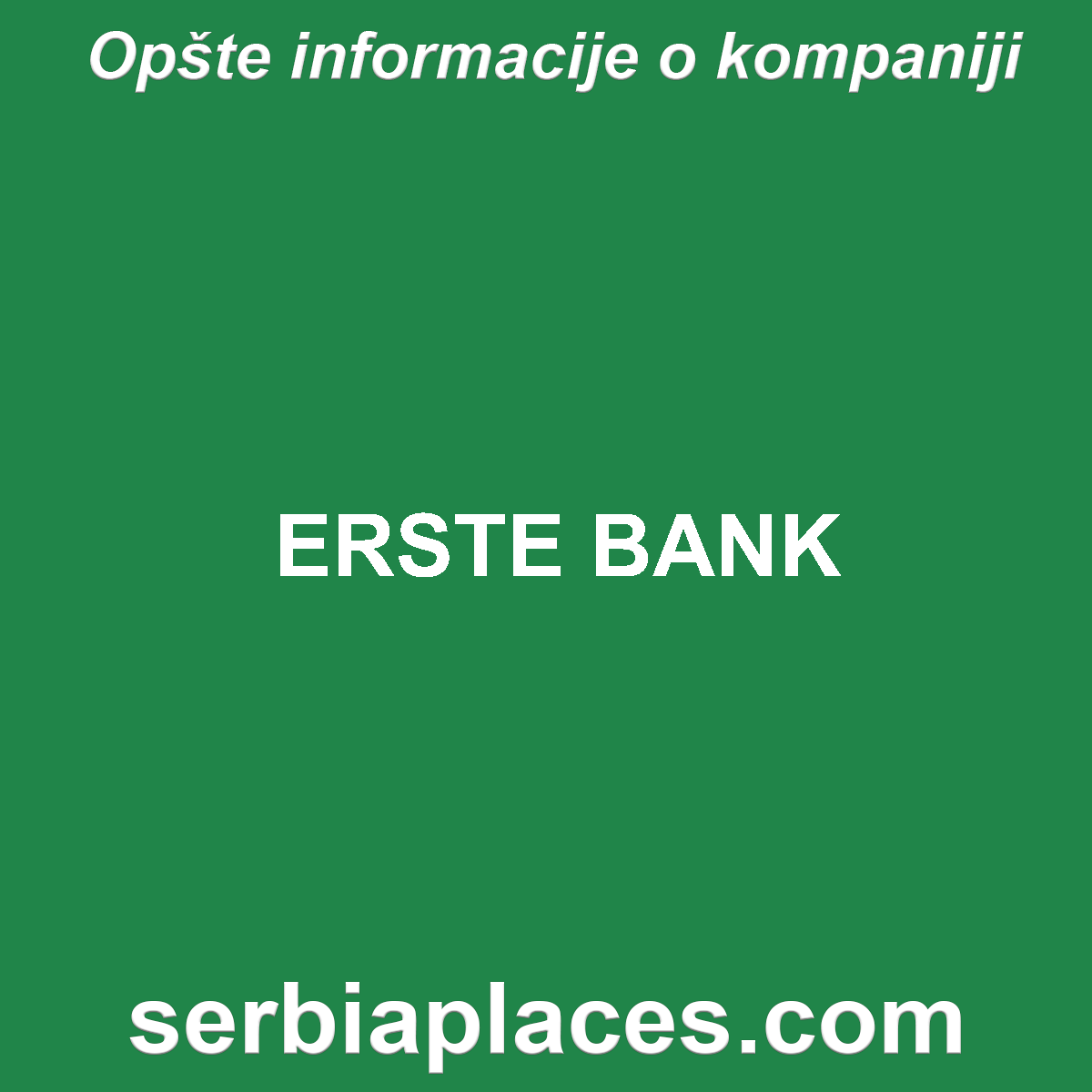 ERSTE BANK