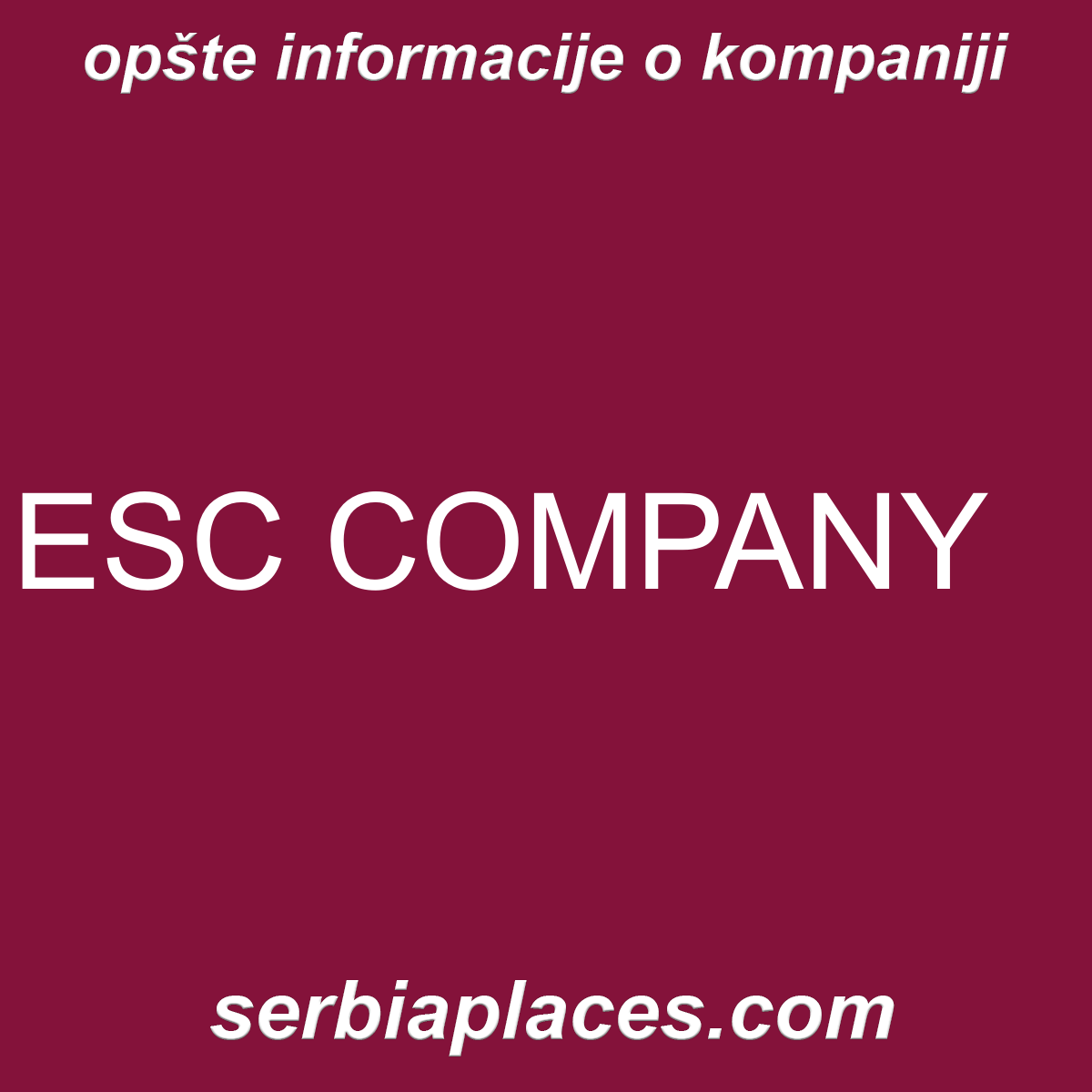 ESC COMPANY