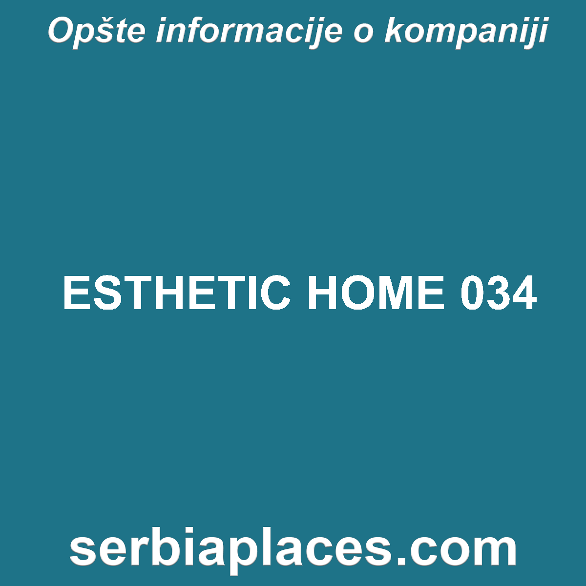 ESTHETIC HOME 034