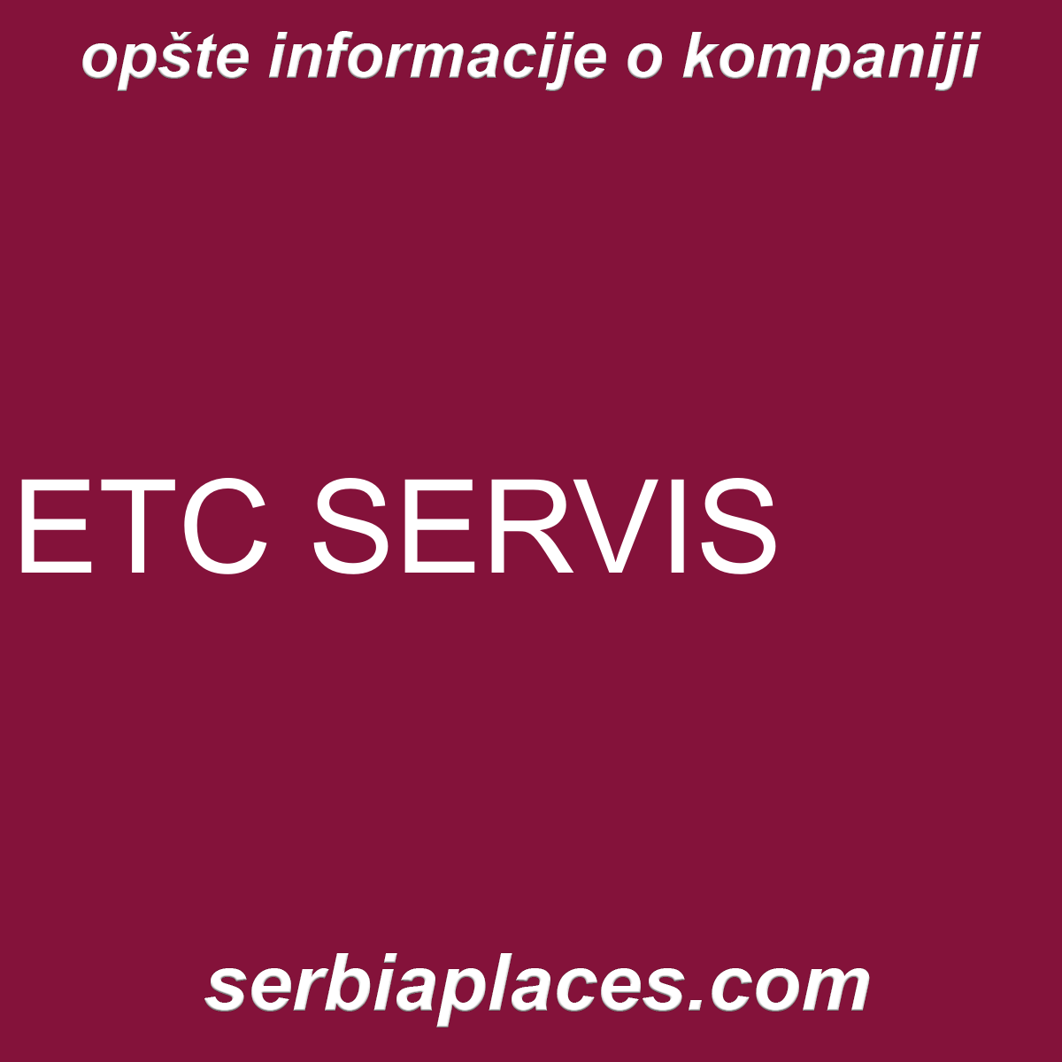 ETC SERVIS