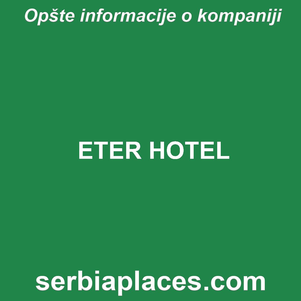 ETER HOTEL