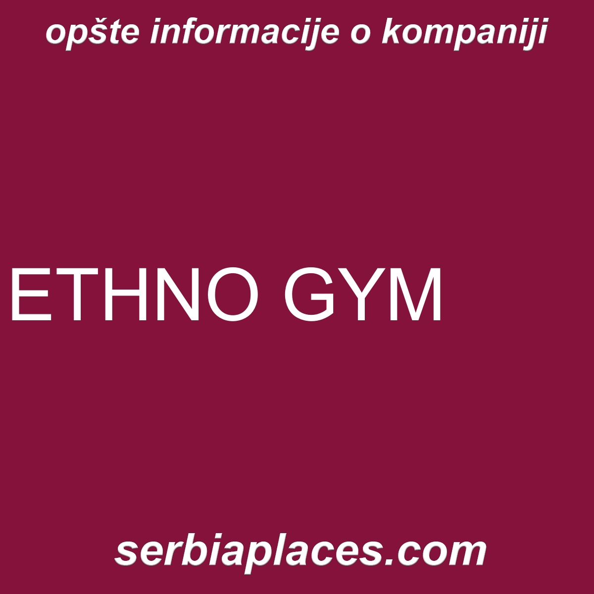 ETHNO GYM