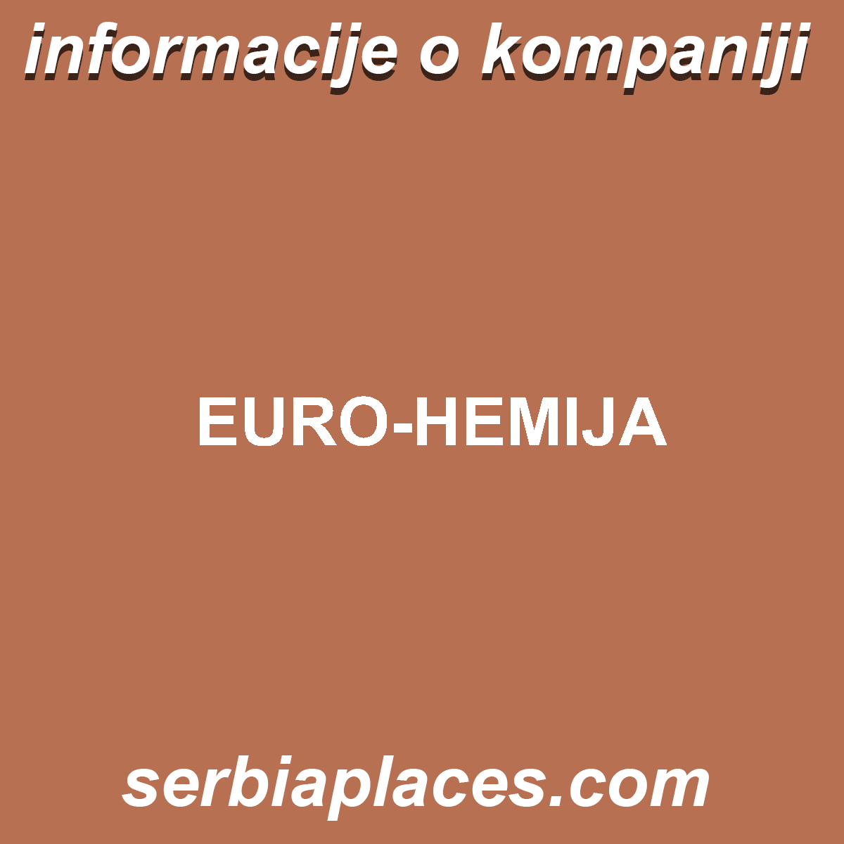 EURO-HEMIJA