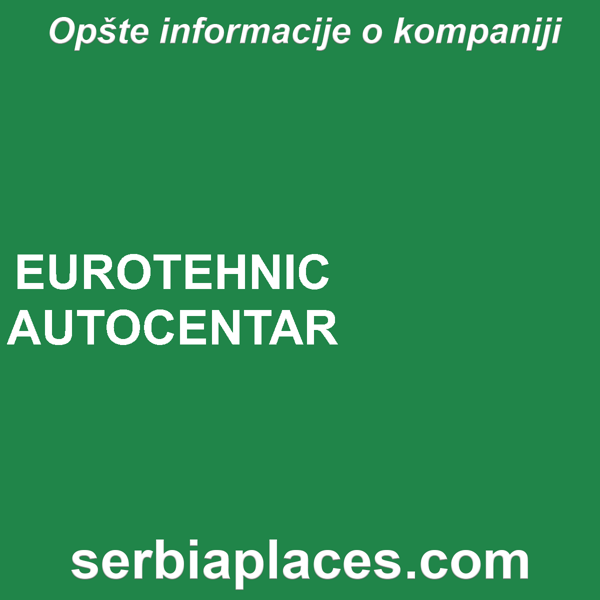 EUROTEHNIC AUTOCENTAR