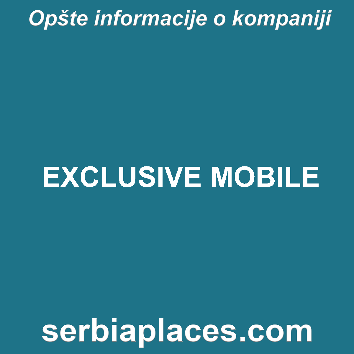 EXCLUSIVE MOBILE