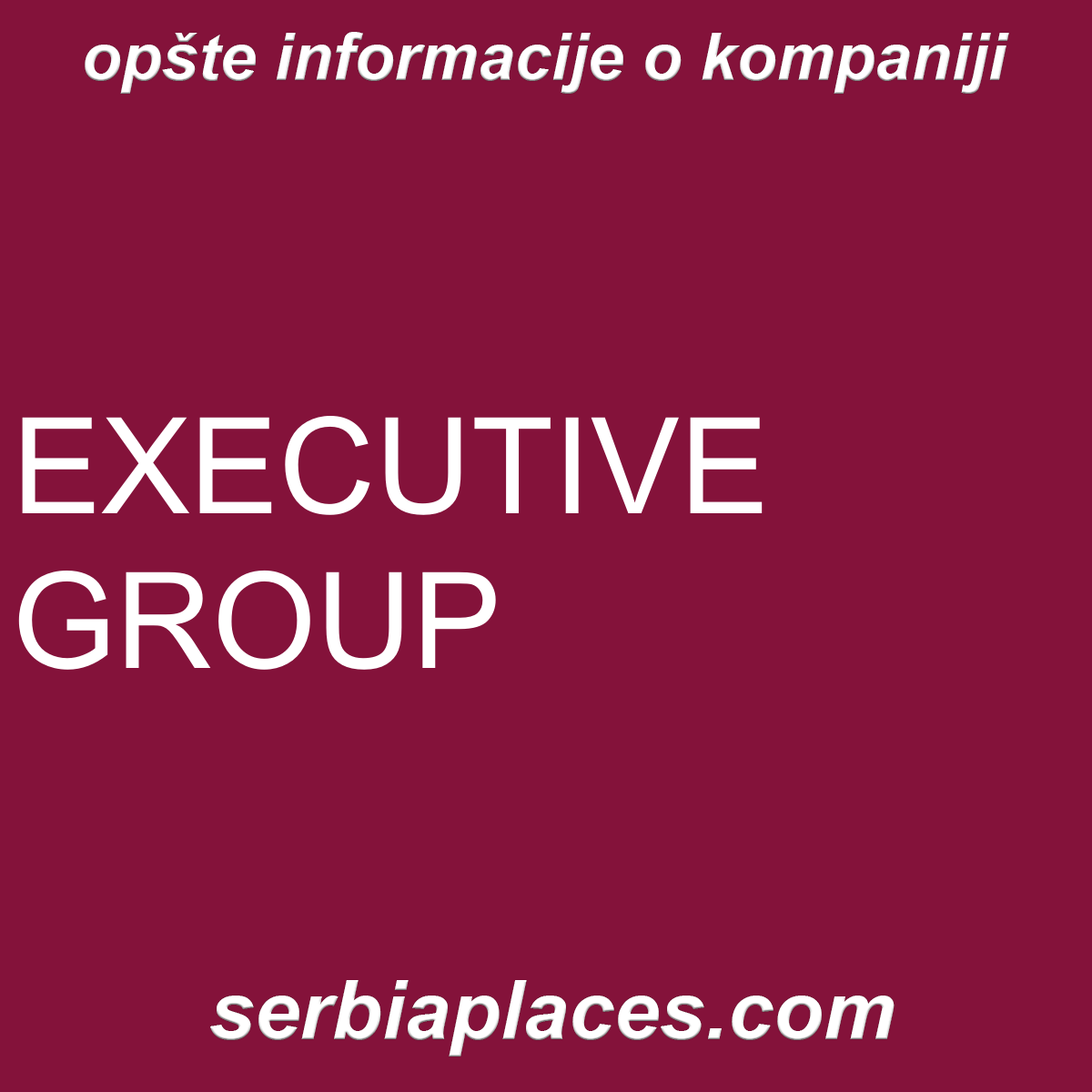 EXECUTIVE GROUP