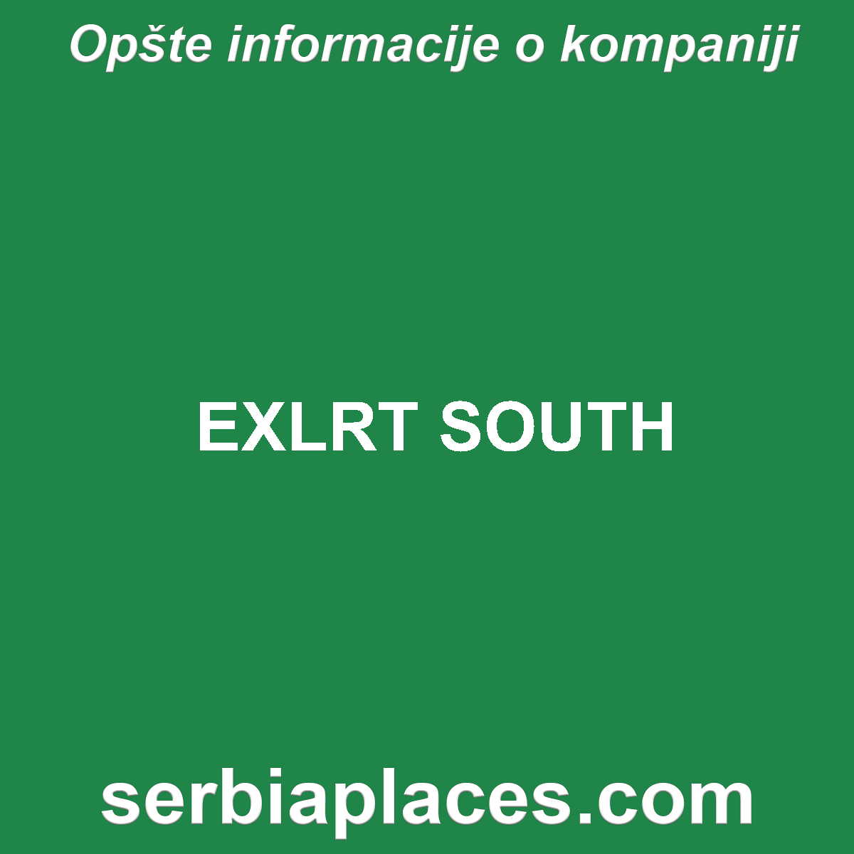 EXLRT SOUTH