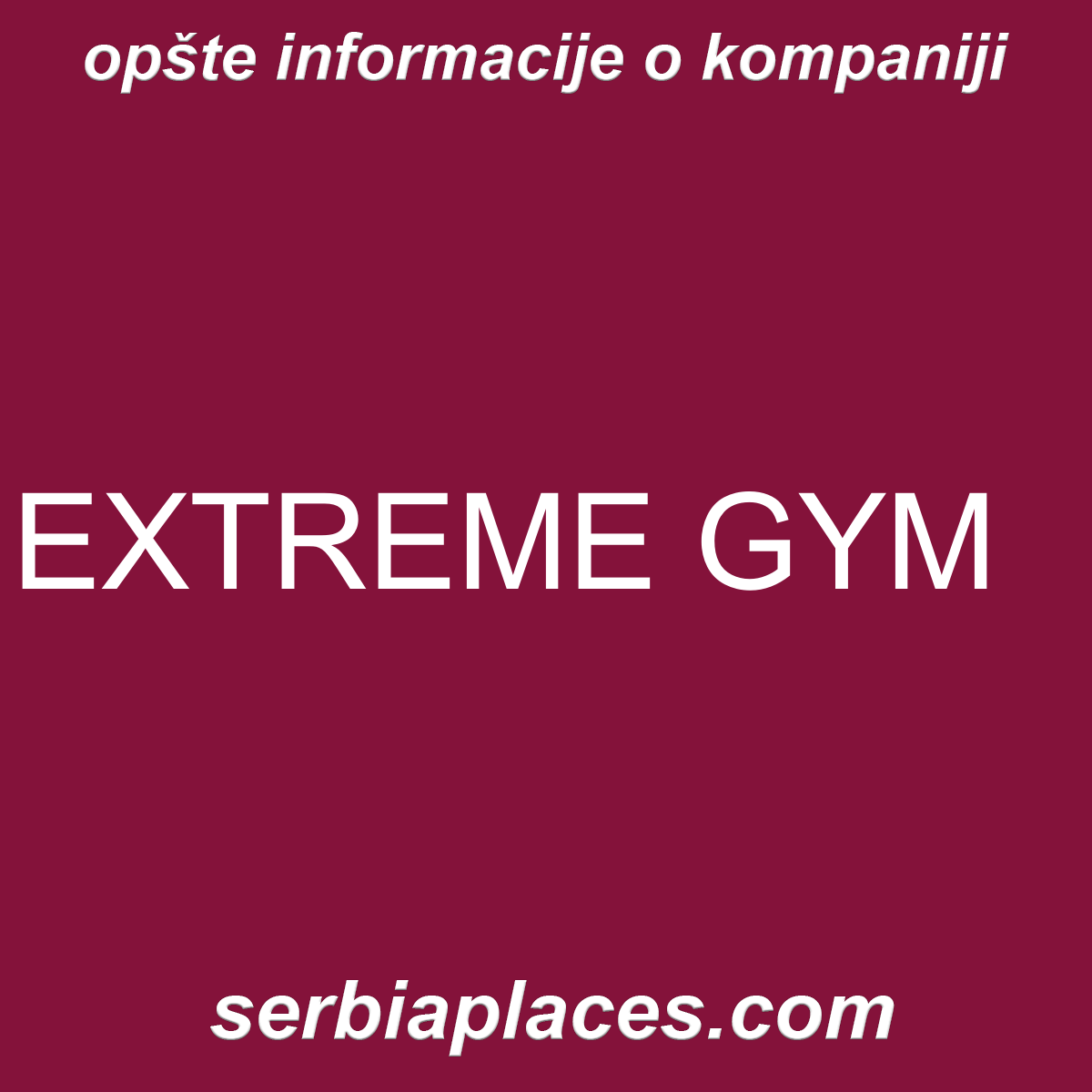 EXTREME GYM
