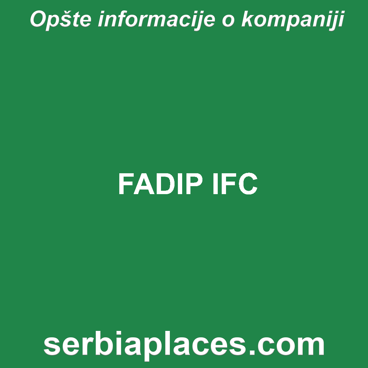 FADIP IFC