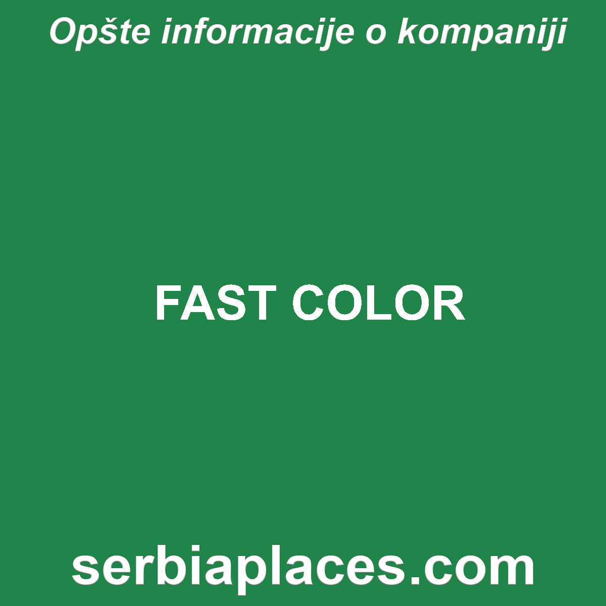 FAST COLOR