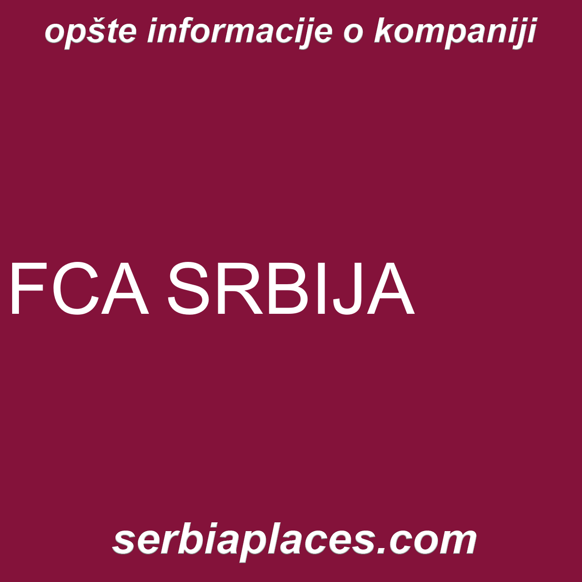FCA SRBIJA