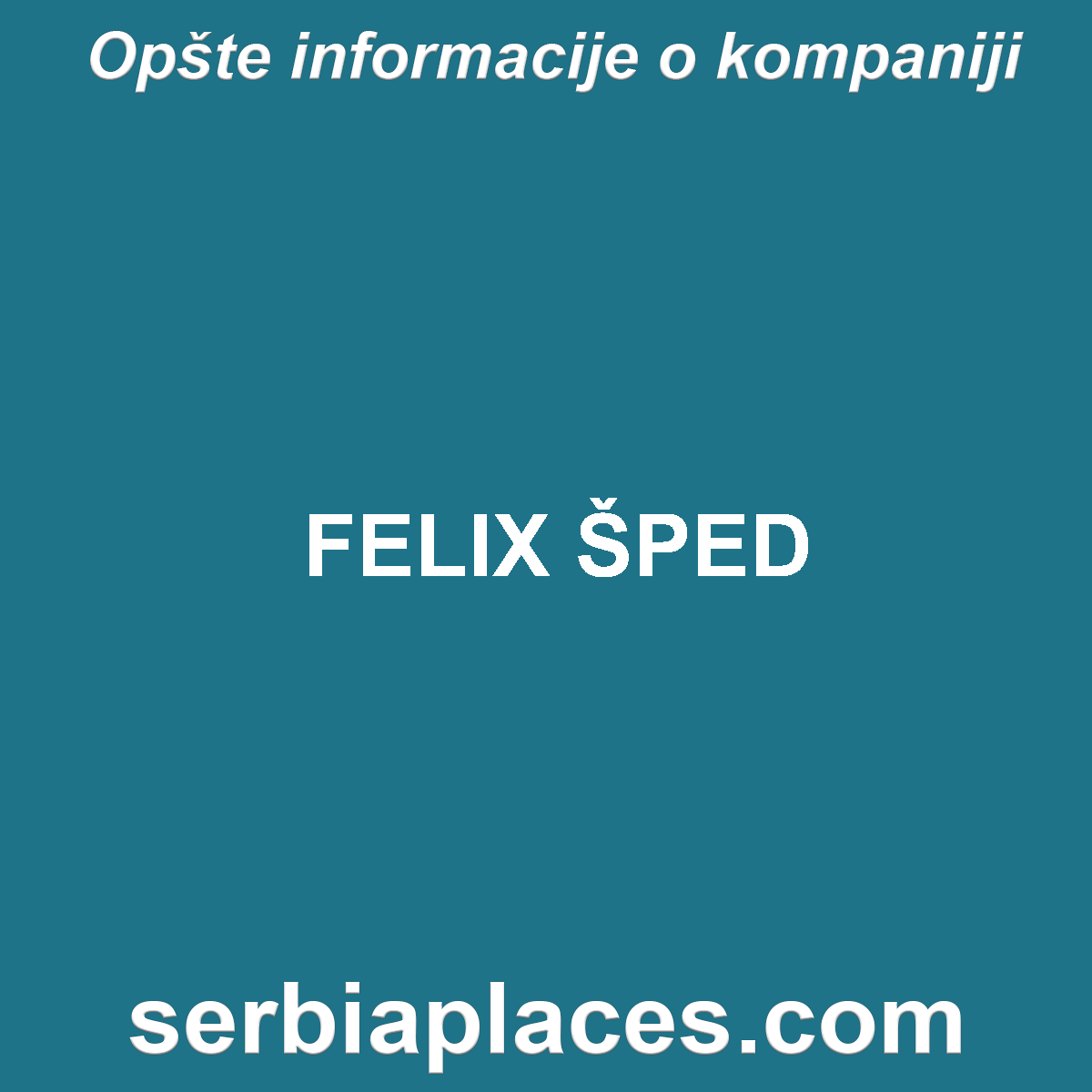 FELIX ŠPED