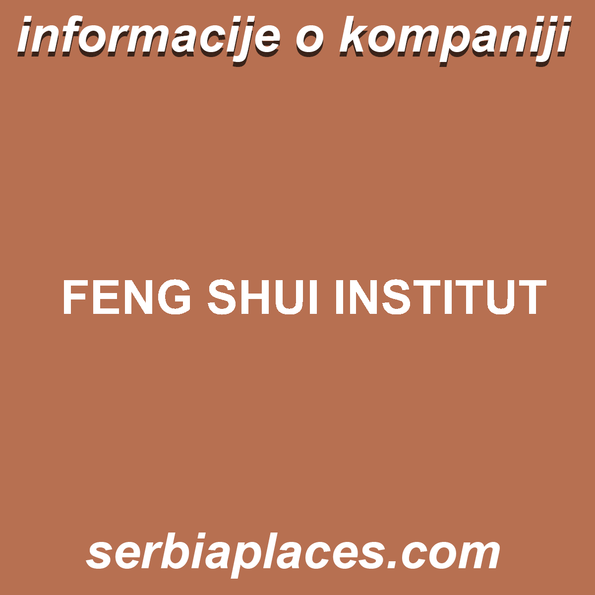 FENG SHUI INSTITUT