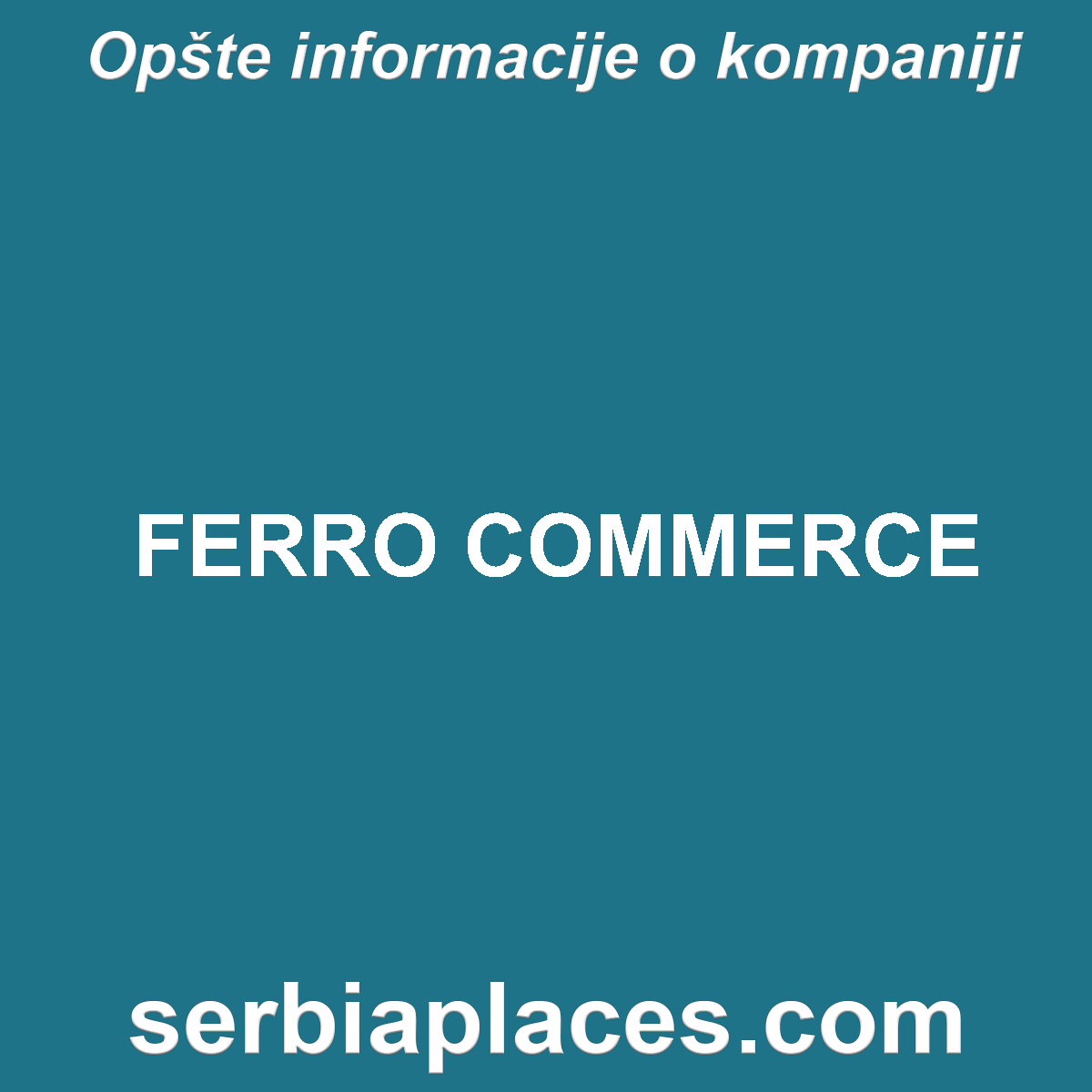 FERRO COMMERCE