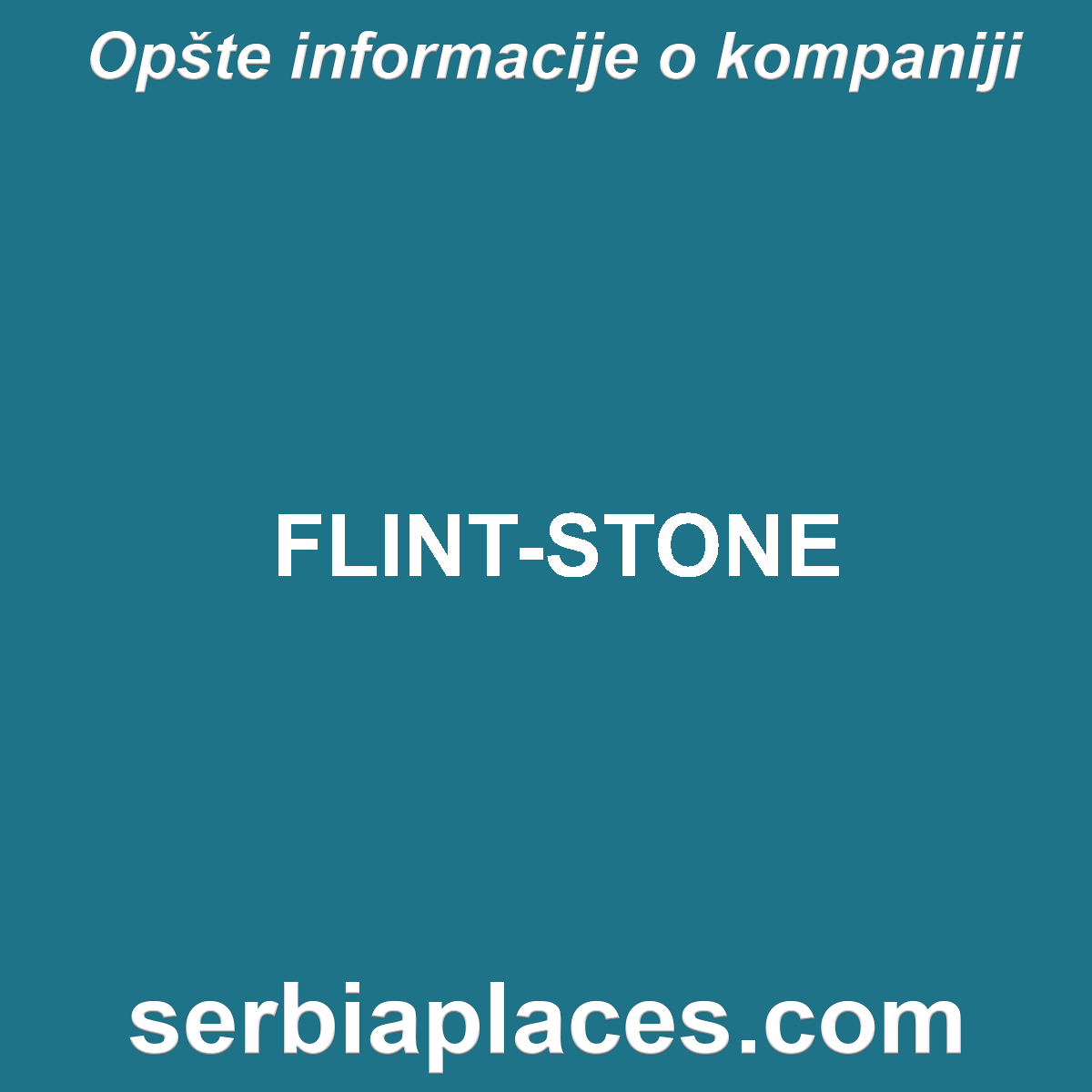 FLINT-STONE